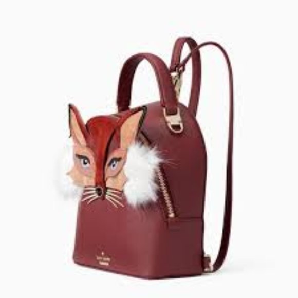 NWT 🦊 Kate Spade So Foxy Fox Binx Backpack - Picture 13 of 14